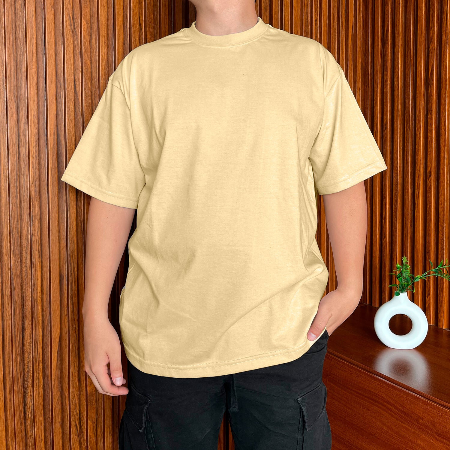 POLO OVERSIZE BEIGE