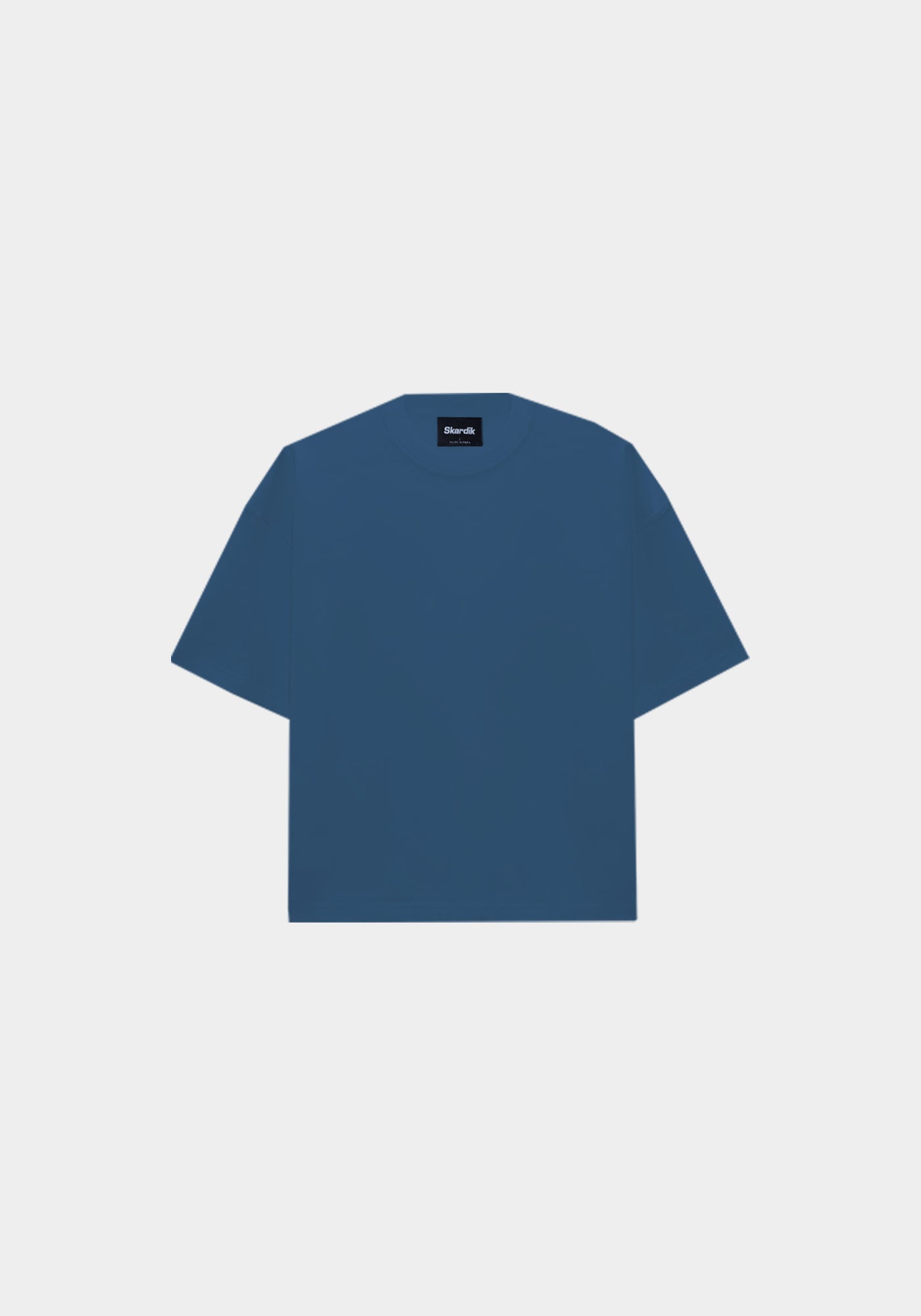 POLO BOXY FIT AZUL
